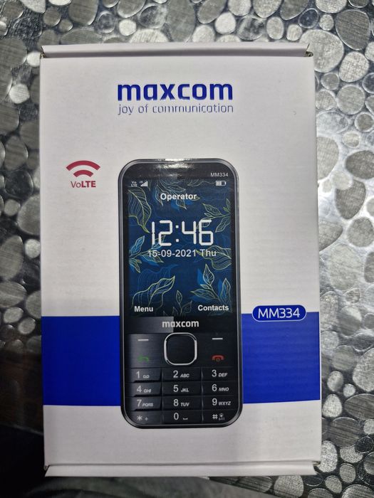 Telefon dla seniora MAXCOM nowy