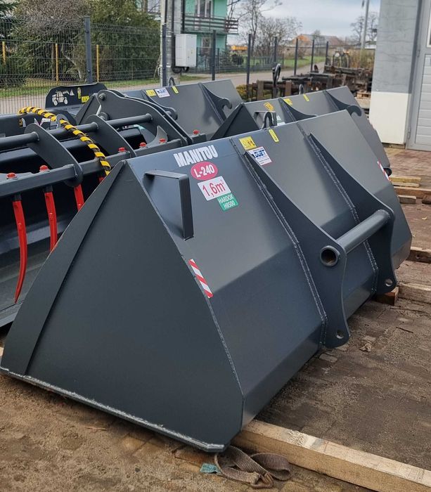 Łyżka objętościowa 2,2m3 240 cm zbożowa lekki materiał