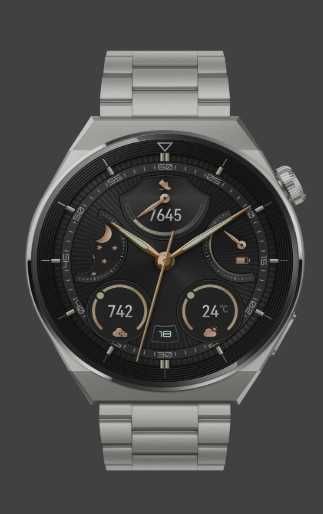 HUAWEI WATCH GT 3 Pro Titanium szafir, tytan, do 14 dni na baterii