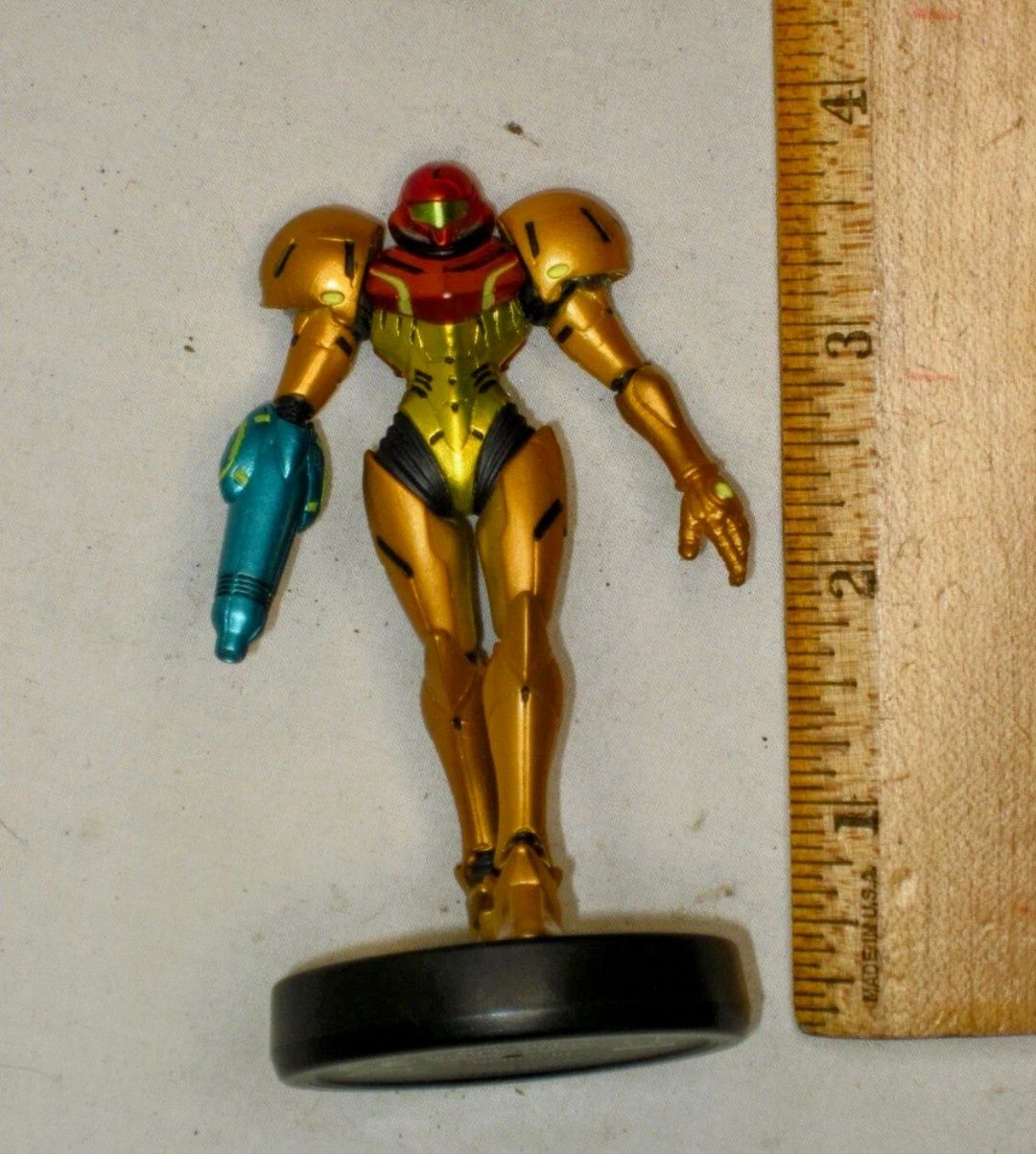 Antiga figura Metroid Samus Aran Super Smash Bros 1 edição
