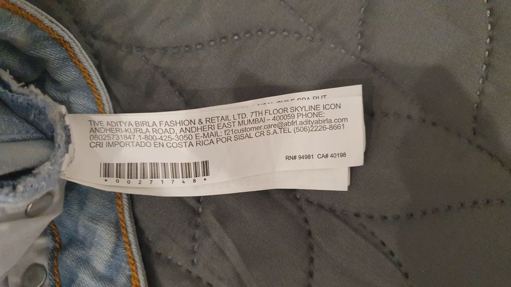 Szorty krótkie spodenki Forever 21 jasne jeansowe 38