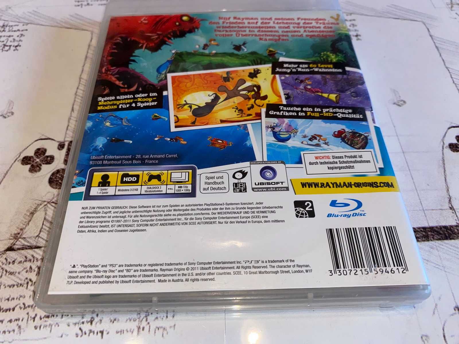 Rayman Origins Ps3 bez rys