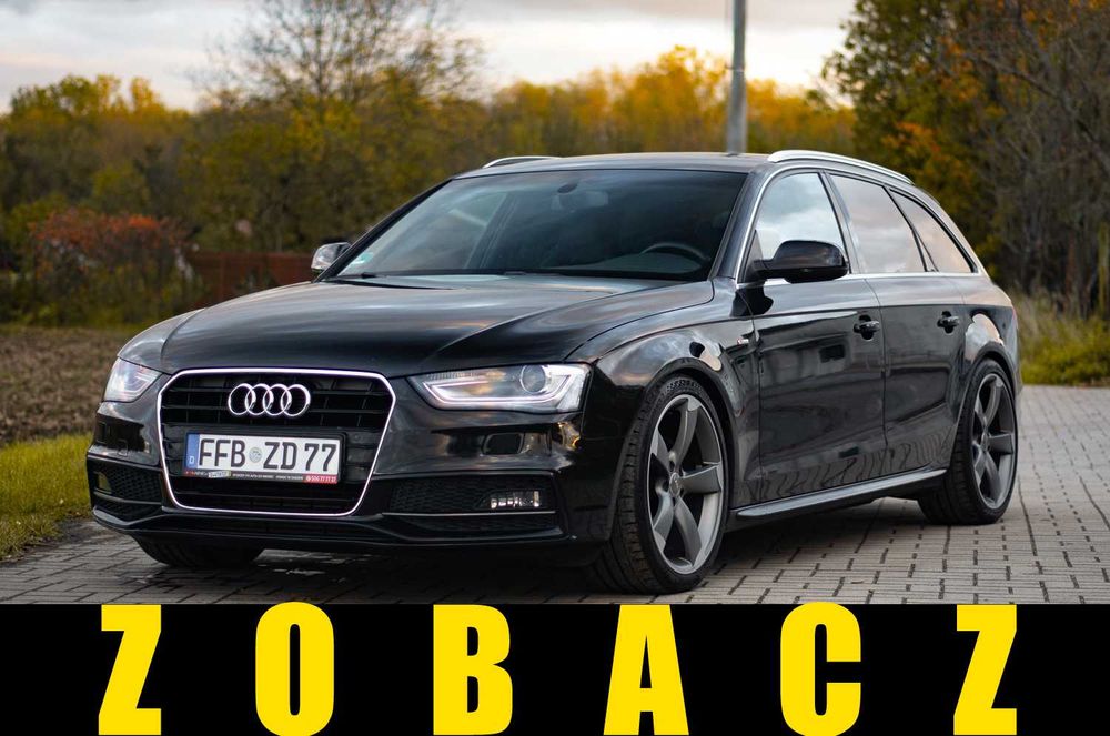 PIĘKNE Audi A4 2.0TDI  - 3xSLINE - Full OPCJA - 1WŁ - GWARANCJA !!!