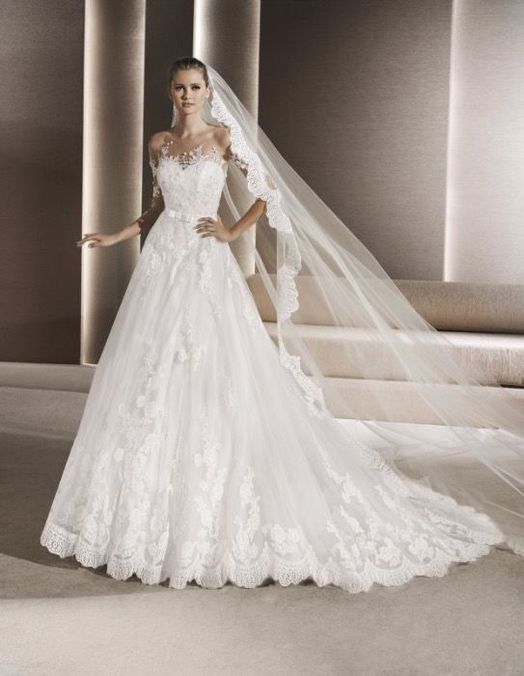 Piękna suknia PRONOVIAS La Sposa 2016 - model Rupia rozm. 36-38