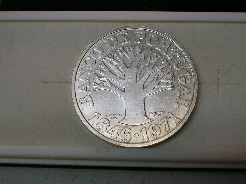 50$00 - Banco Portugal / 1971 / Prata