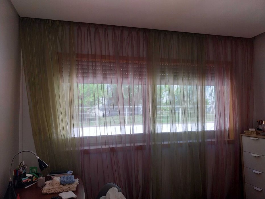 Cortinados em organza