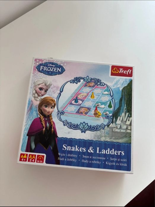 Węże i drabiny gra planszowa Frozen Kraina Lodu