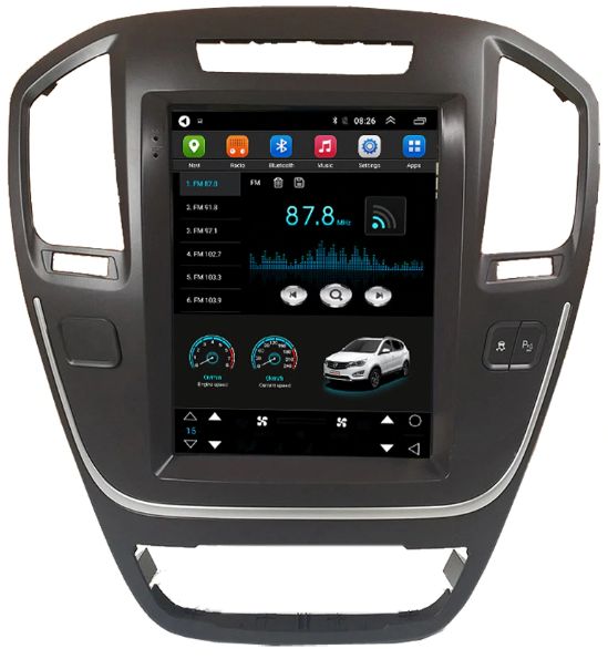 Radio nawigacja Android 11 TESLA Opel Insignia 2008=2017 WiFi BT GPS