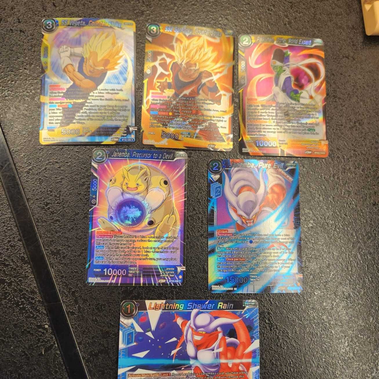 Dragon Ball Super zestaw BT-22 foil