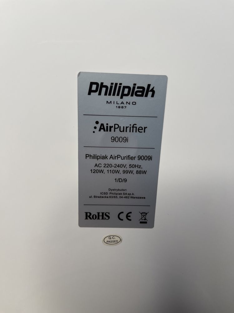 Oczyszczacz Powietrza PHILIPIAK AIRPURIFIER 9009i