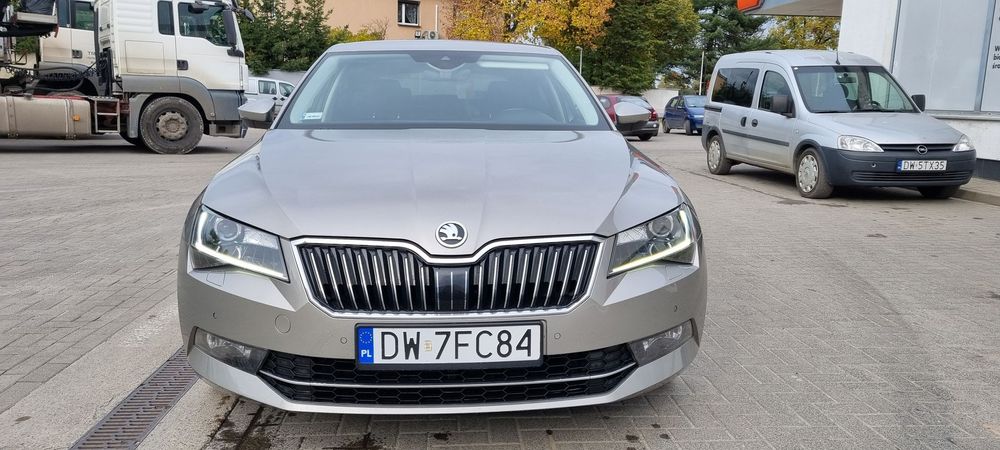 Skoda Superb Salon Polska Ful Led Navi DVD Gwarancja Mechaniczna Zadbany Śliczna!