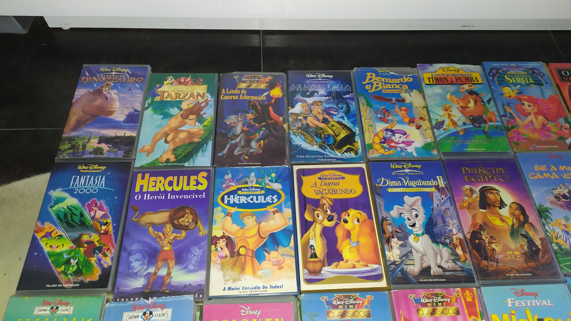 Vhs infantis desenhos animados Disney, Pixar etc...