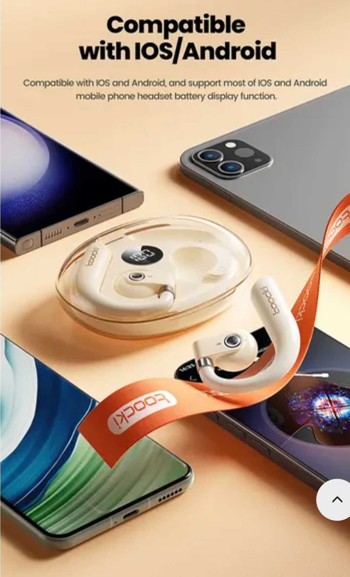 Беспроводные Bluetooth-наушники Toocki TQ-EJ13