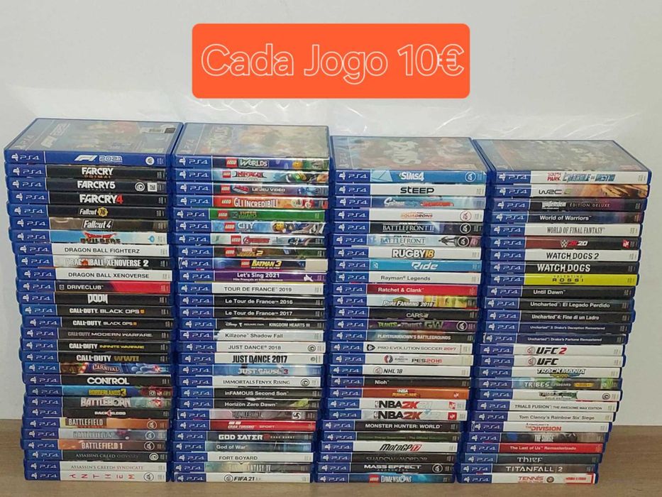 Jogos Ps4 Originais ( Cada 10€ )