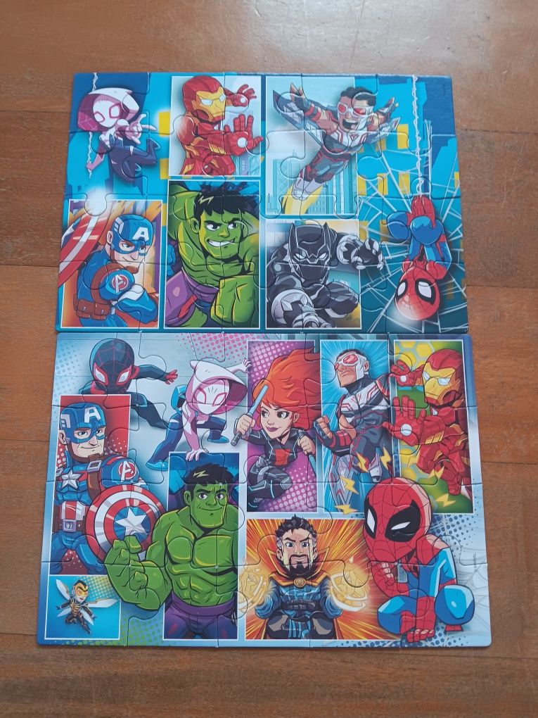 2 Puzzles Marvel