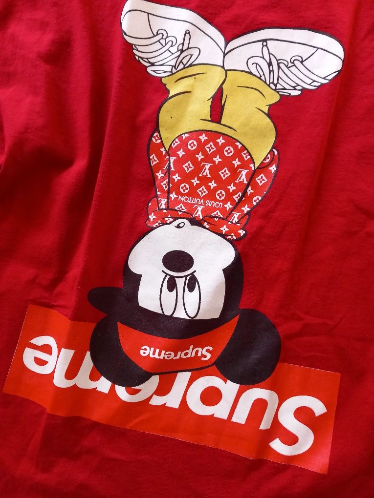 Louis vuitton supreme bokserka damska M