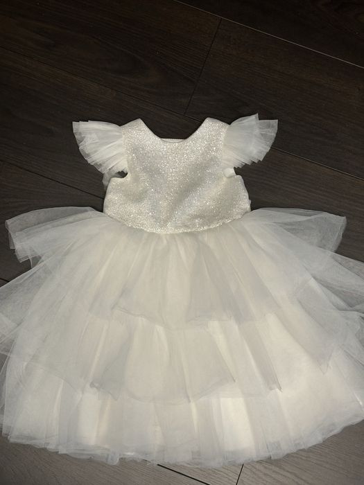 Сукня біла нарядна новорічна