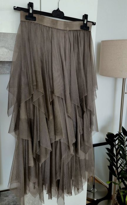 Piękna włoska tiulowa spódnica S M L XL