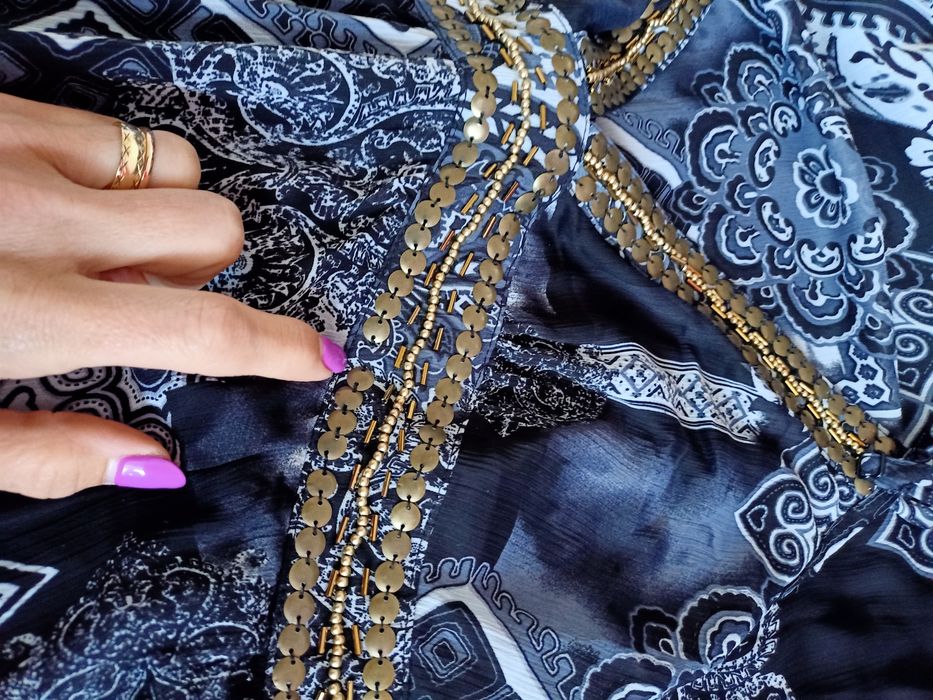 Sukienka letnia Stella, Maxi, na ramiączkach