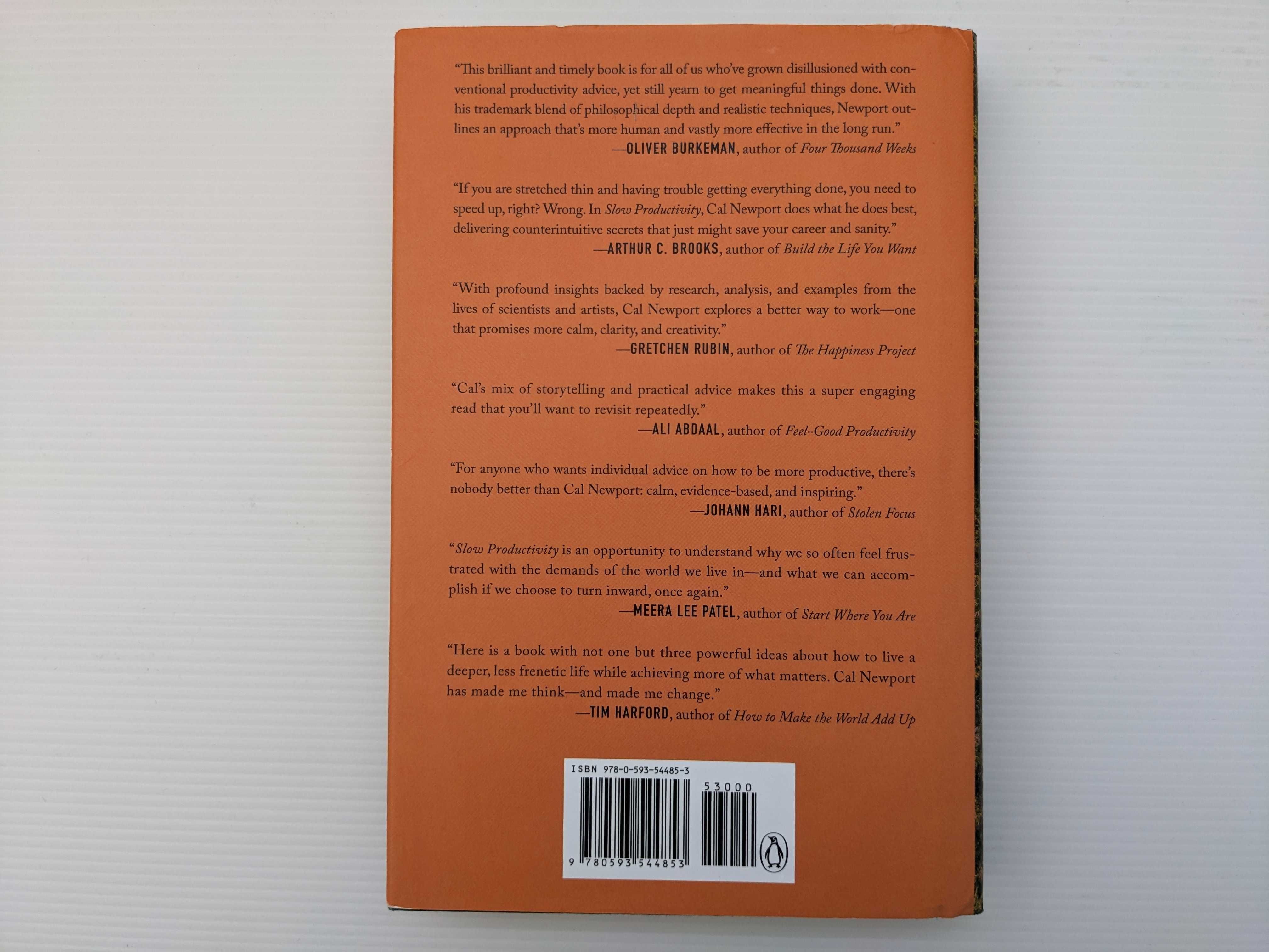 Slow Productivity. Cal Newport - Livro usado, capa dura