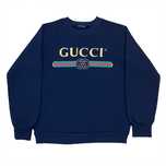 Вінтажний молодіжний світшот з логотипом Gucci \Італія\новий