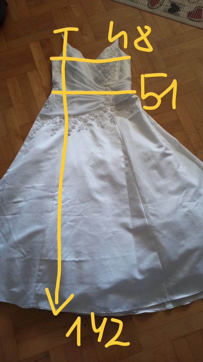 Suknia  ślubna r. L/ XL