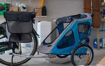 Przyczepka rowerowa dla psa do 30 kg 2 w1