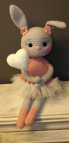 Ogromny 53 cm amigurumi miś duży królik szydełko personalizacja gratis