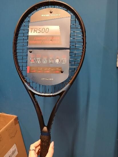 RAQUETE DE TÉNIS TR500 ADULTO AZUL