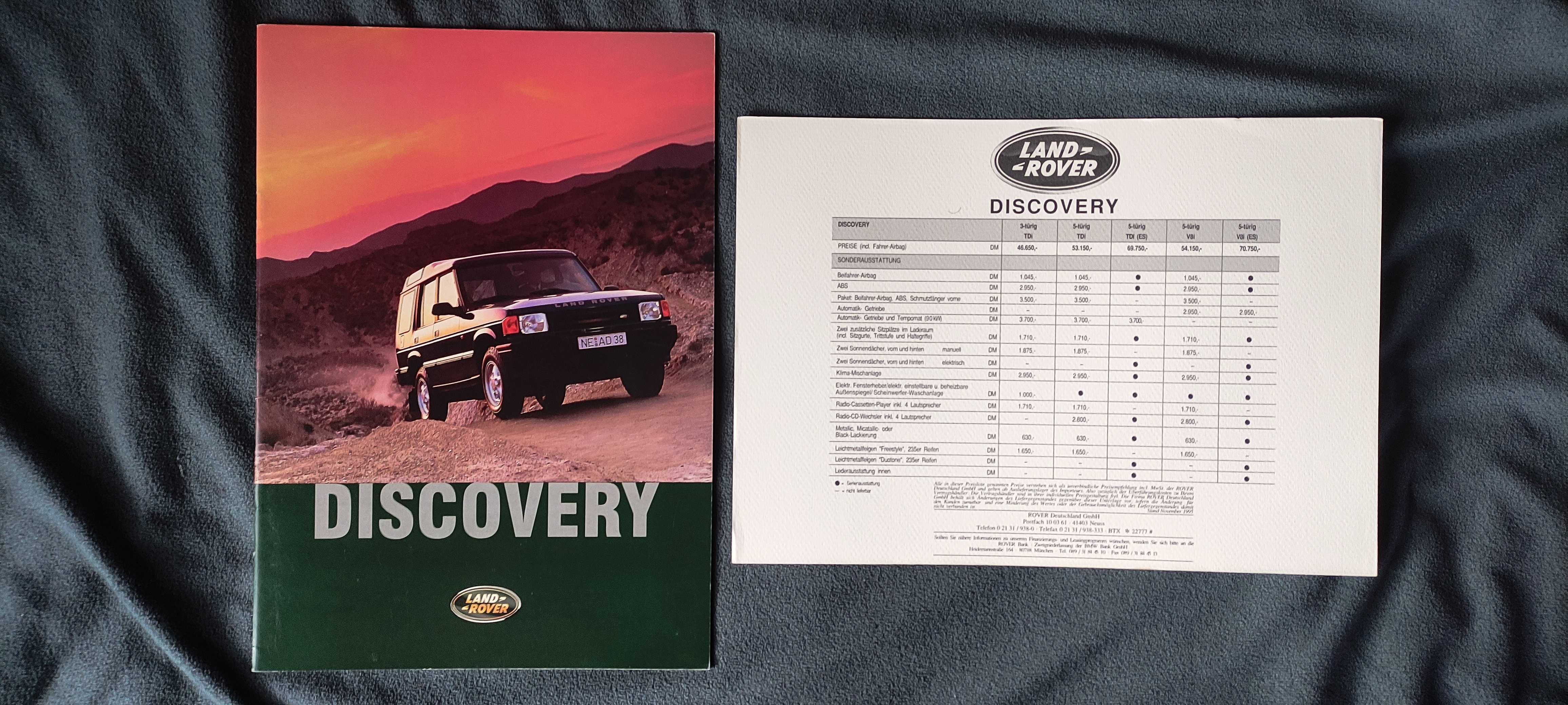 Prospekt Land Rover Discovery