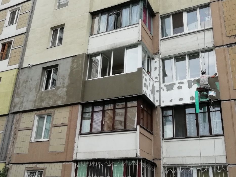 Утеплення фасадів КВАРТИР, БУДИНКІВ І СТІН у Києві! Утепление фасадов!