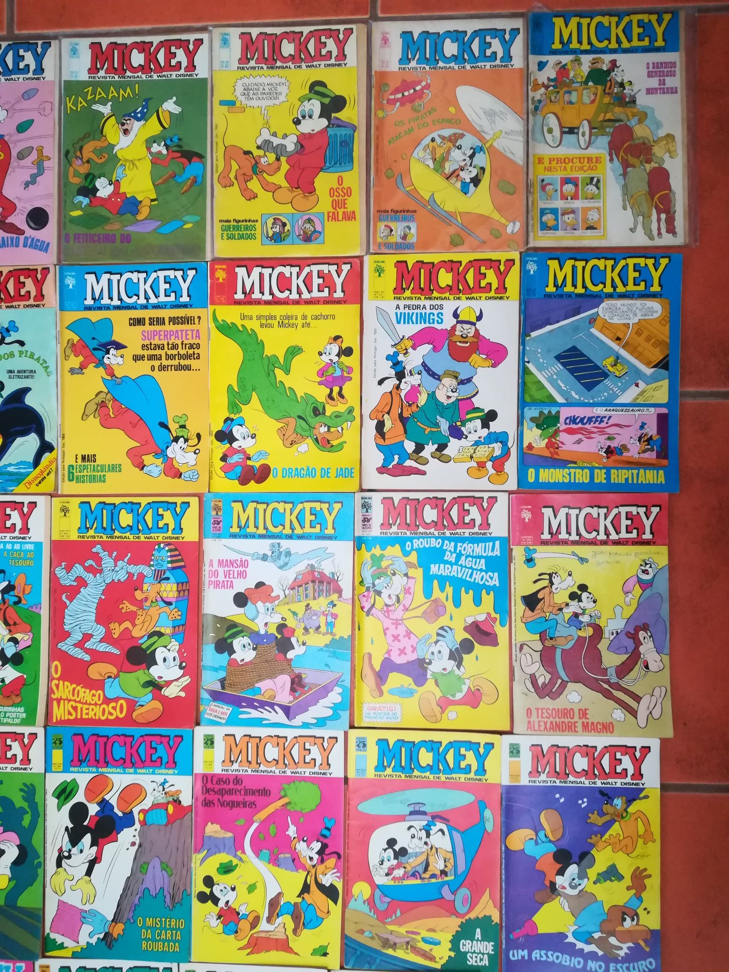 61 Livros do Mickey anos 60 e 70, 1a Edição