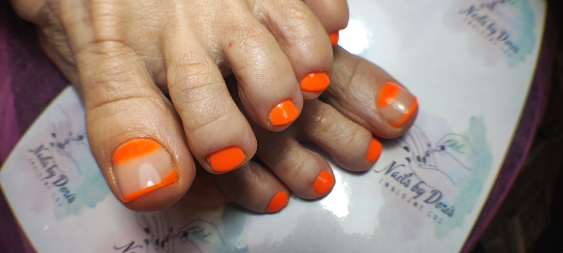 Paznokcie hybrydowe manicure hybrydowy przedłużanie pedicure hybrydowy