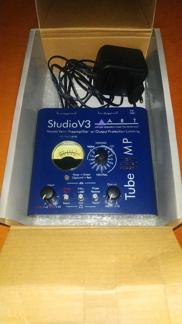 Ламповий передпідсилювач ART Tube MP Studio V3