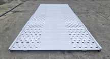 Platforma ALU 4900x2100mm deski + obrzeże Laweta Najazd Cert. VDI 2700