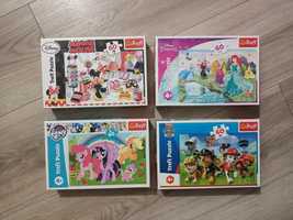 Puzzle Trefl 4+ my little pony, psi patrol, Minnie, księżniczki