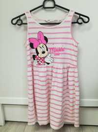 Sukienka h&m Disney myszka mini 122 128