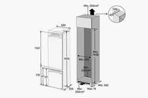 Lodówka pod zabudowę Samsung-brb30600fw