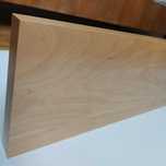Półka drewniana fornirowana 80x20 klon IKEA