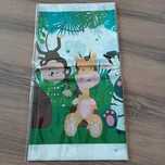 Obrus ceratowy"Safari" na urodziny 137 x 274 cm