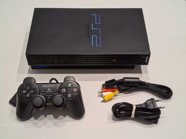 PS2 FAT Classic Playstation 2 konsola zestaw pad Sony Dualshock