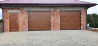 Brama garażowa segmentowa 3000x2250 złoty dąb Czyste powietrze