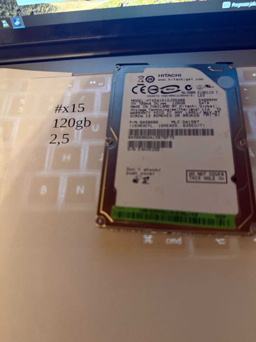 dysk twardy 120gb 2,5 sprawny #x15