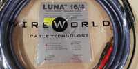 Wireworld Luna 16/4 przewód głośnikowy 2 na 4 biwire 2,5mb warto!