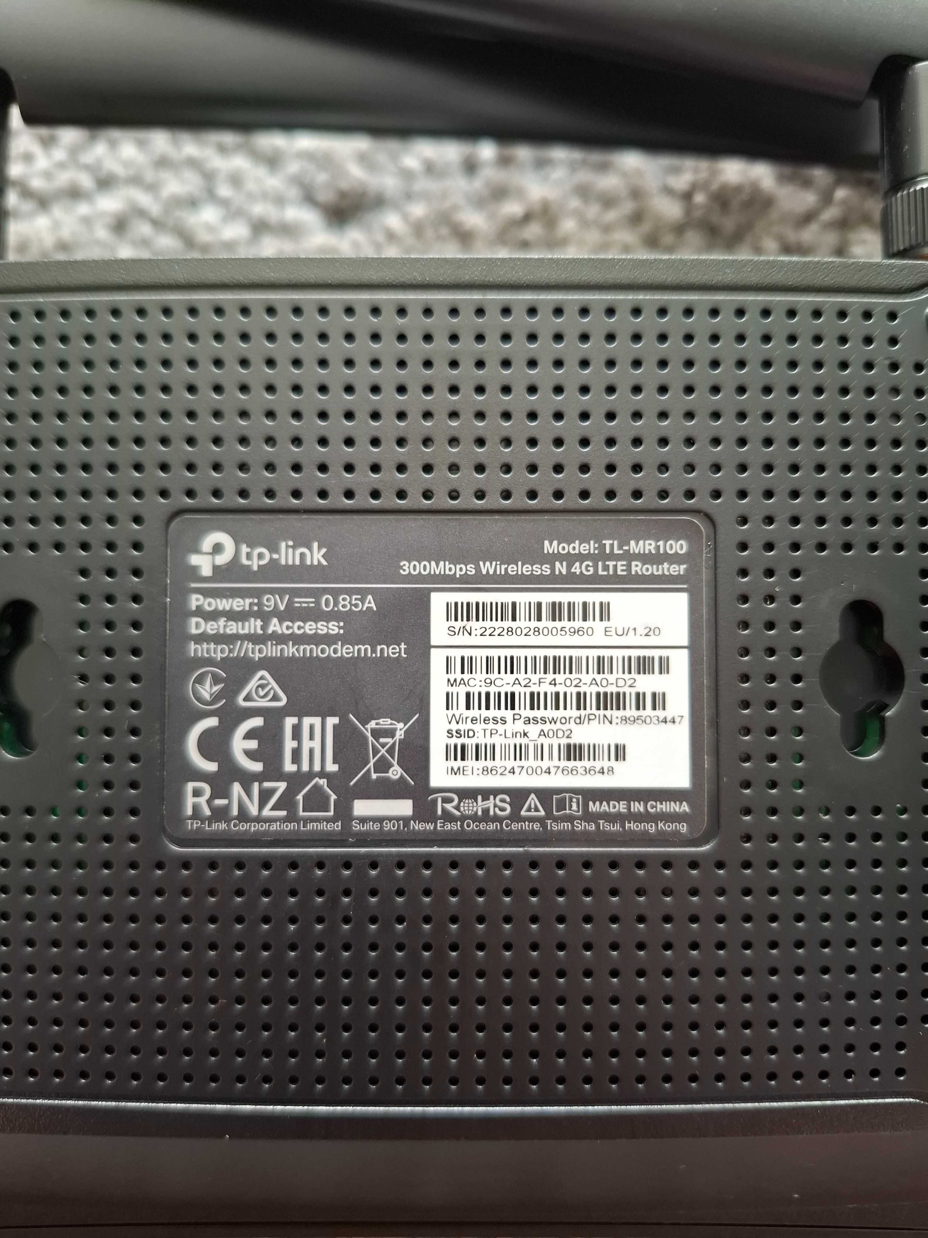 Router tp link tl-mr100