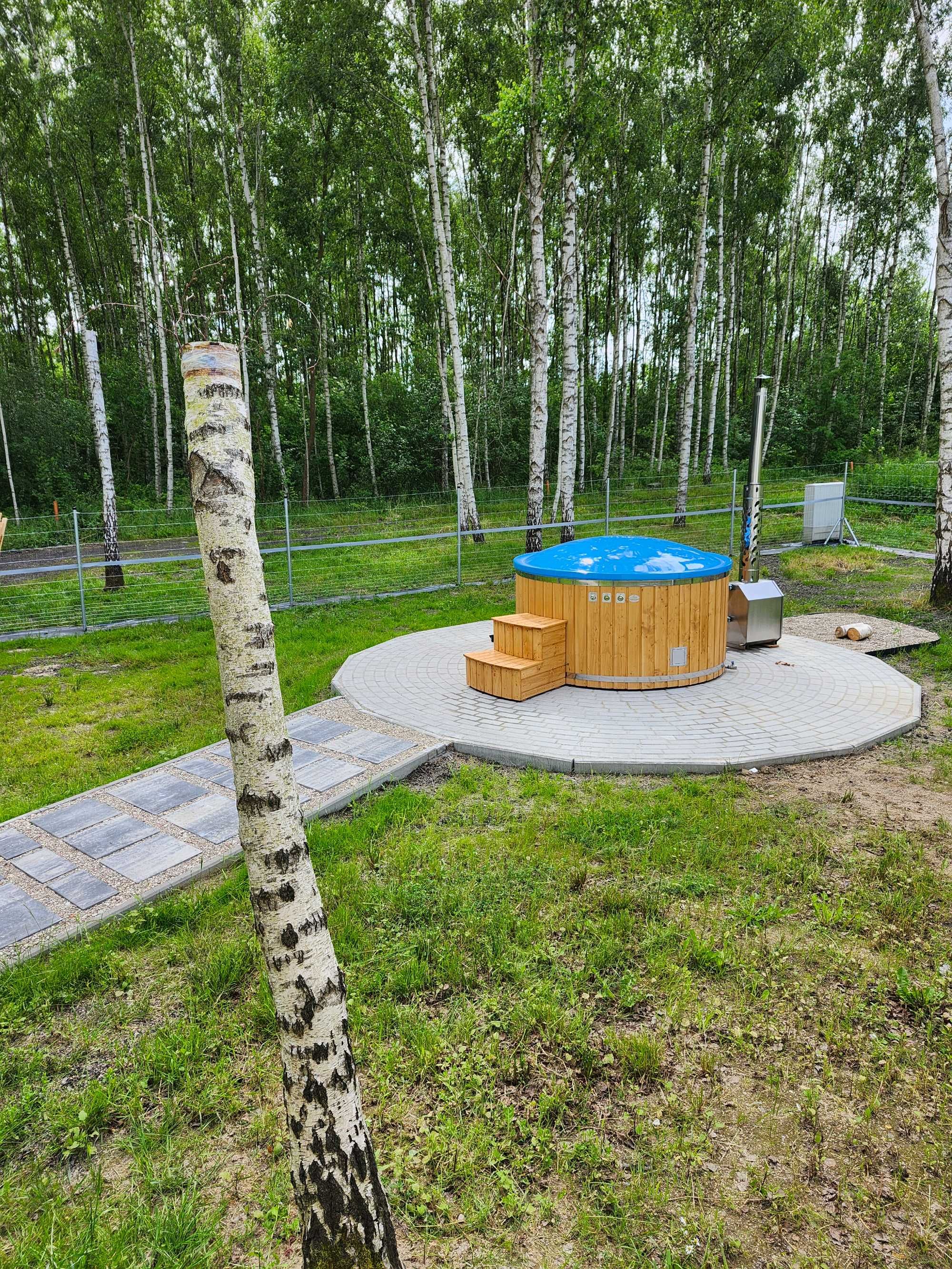 Domek z jacuzzi Siemiany  Mazury