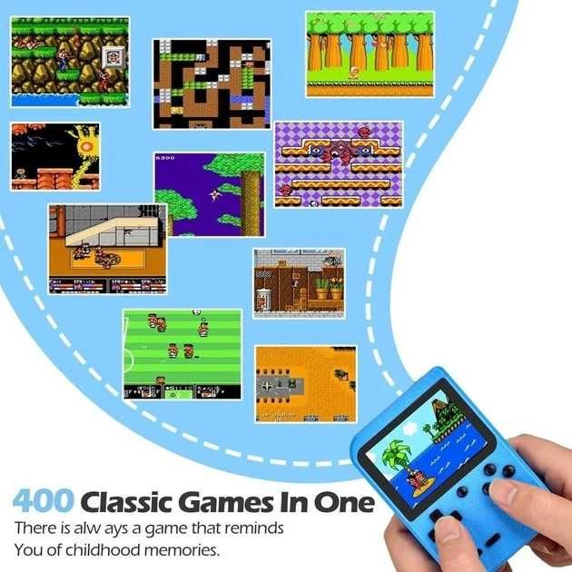 Ігрова приставка на 400 ігор. LCD дисплей+ підключення до ТБ