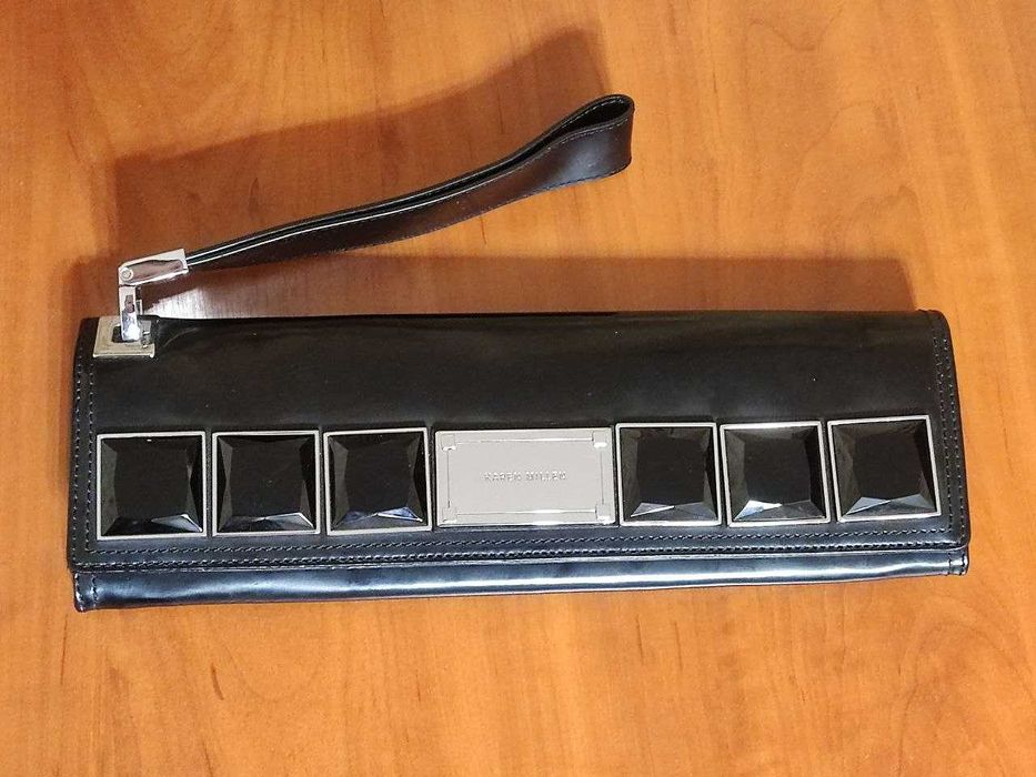 Шкіряний клатч karen millen