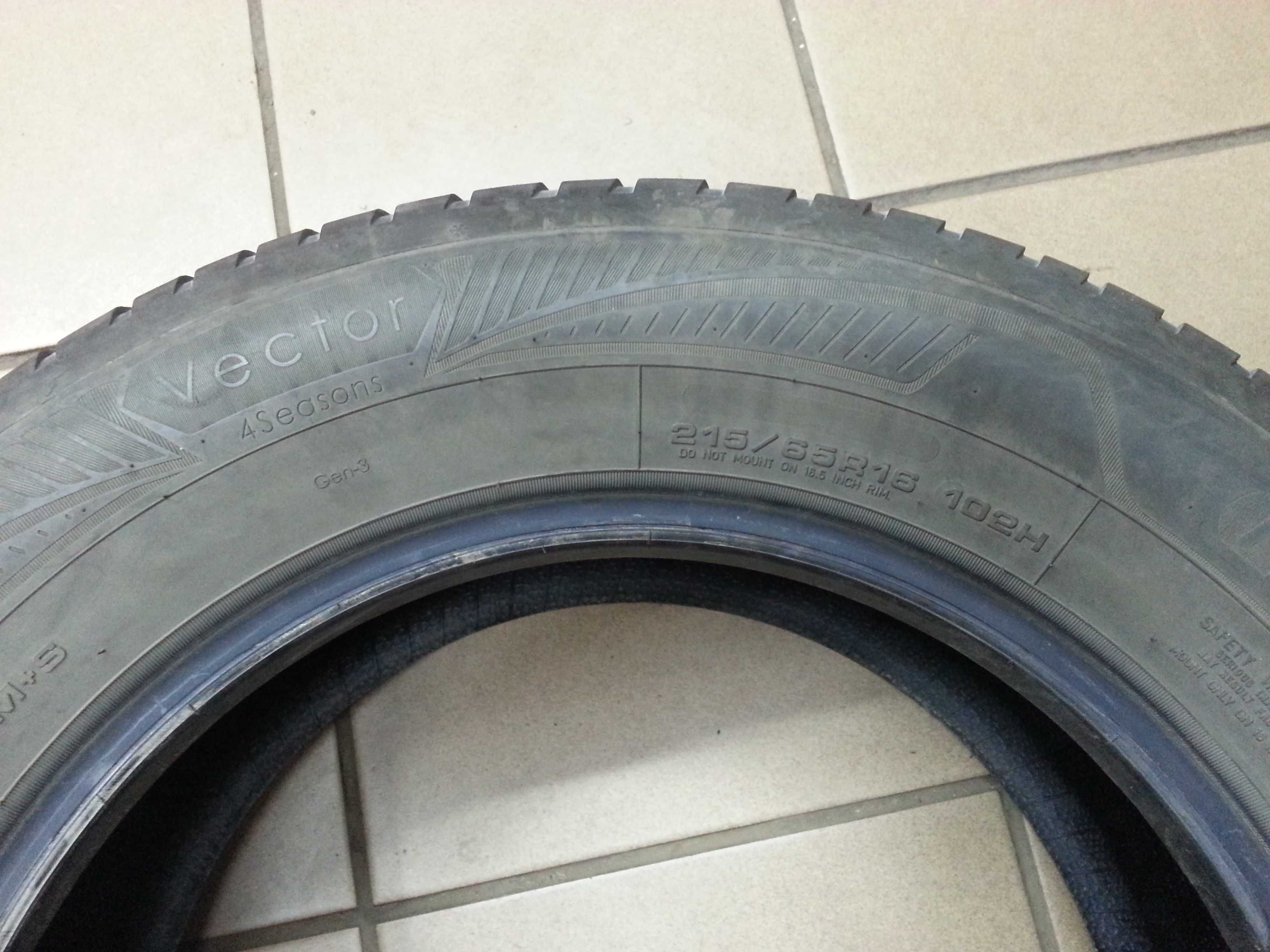 Opony całoroczne wielosezonowe 215/65r16 102H GoodYear Vector 4Seasons