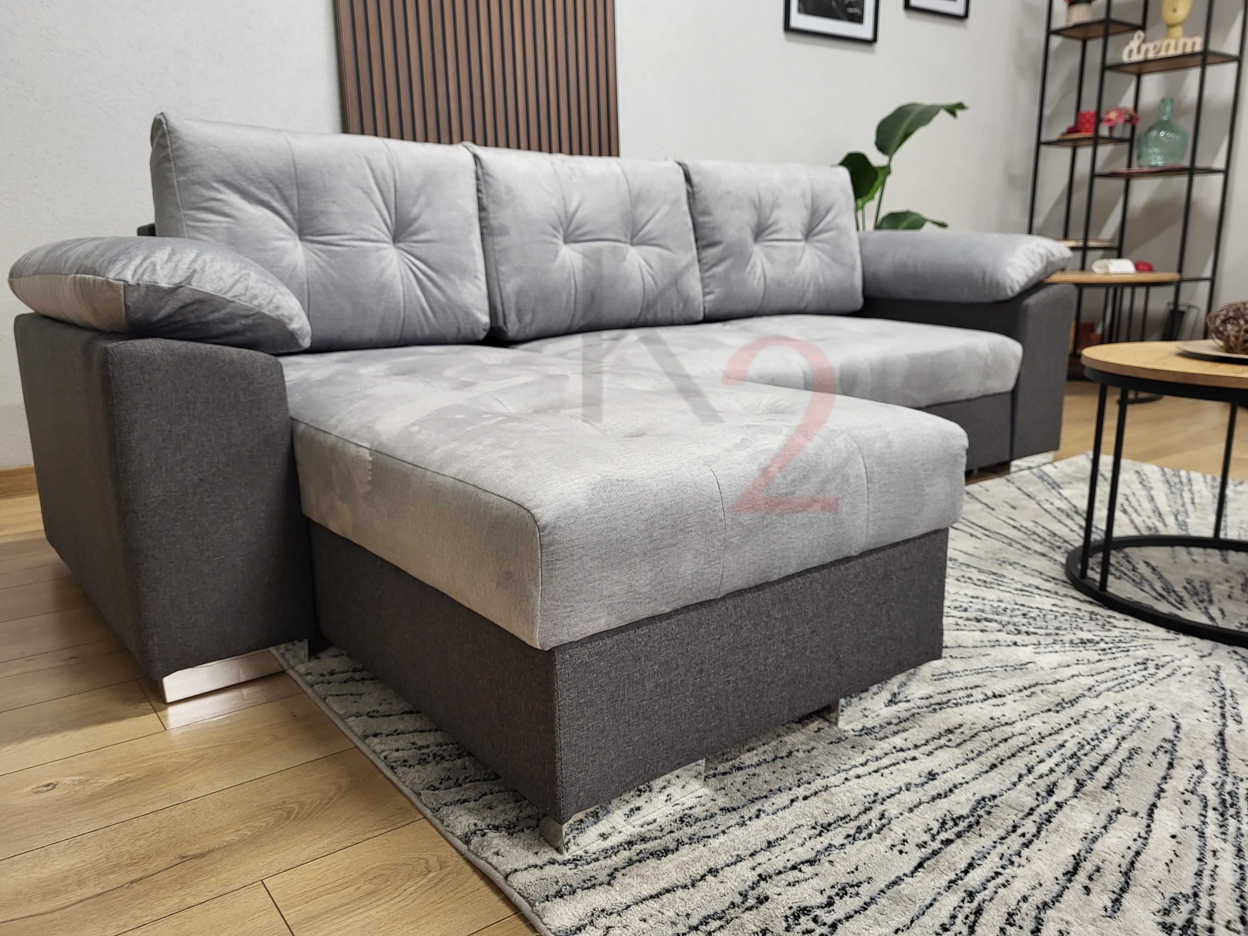 Narożnik DENVER, rogówka, sofa, USB elegancki +gratis